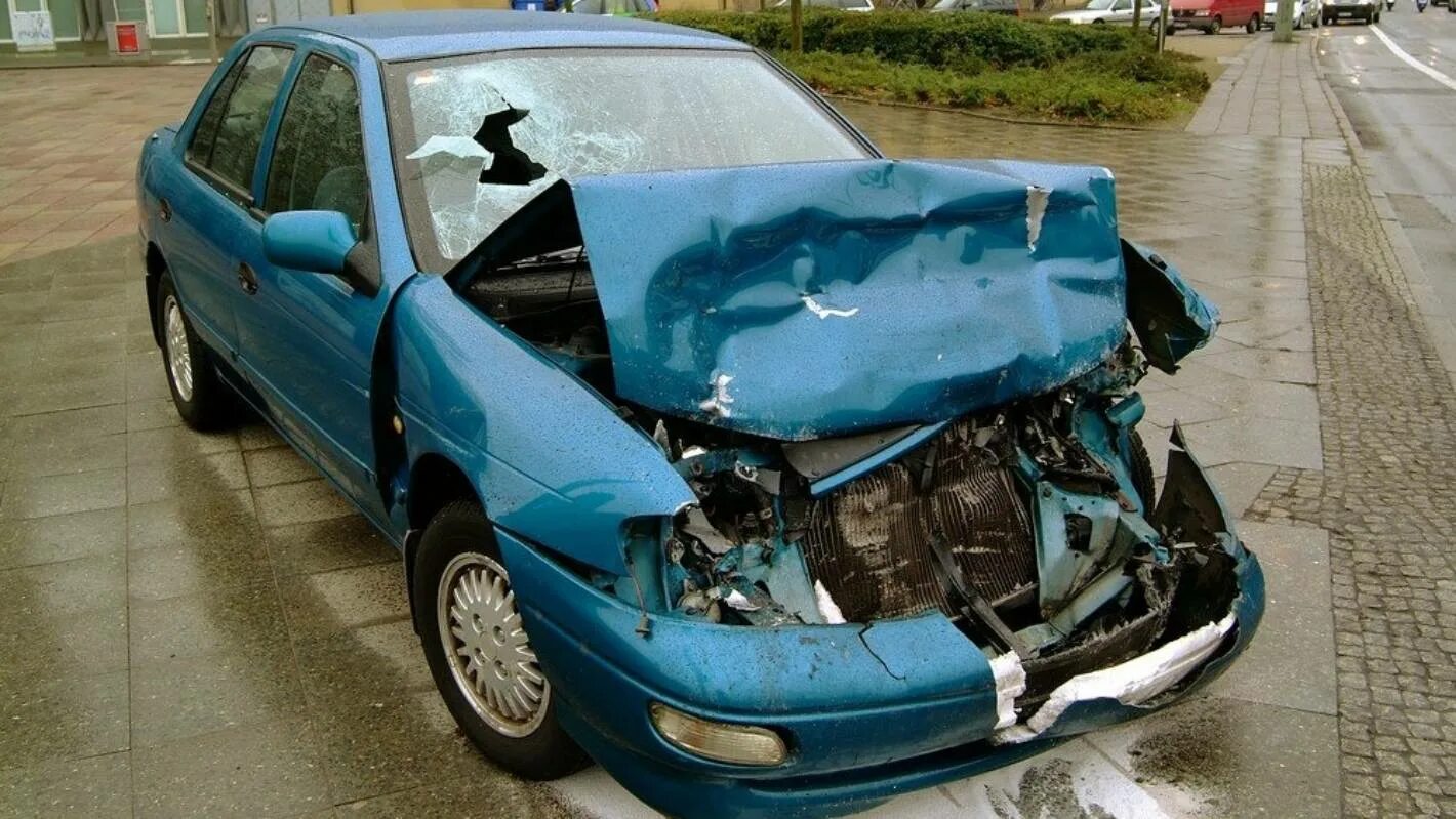 Автомашины после дтп