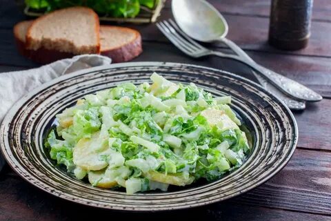 Салат из огурцов и сельдерея