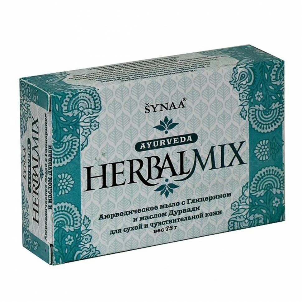 Мыло HERBALMIX С глицерином и маслом Дурвади Aasha 75г. Мыло Synaa HERBALMIX. Мыло HERBALMIX аюрведическое. Мыло HERBALMIX С глицерином и маслом Дурвади Aasha 75г арт 005086. Аюрведическое мыло