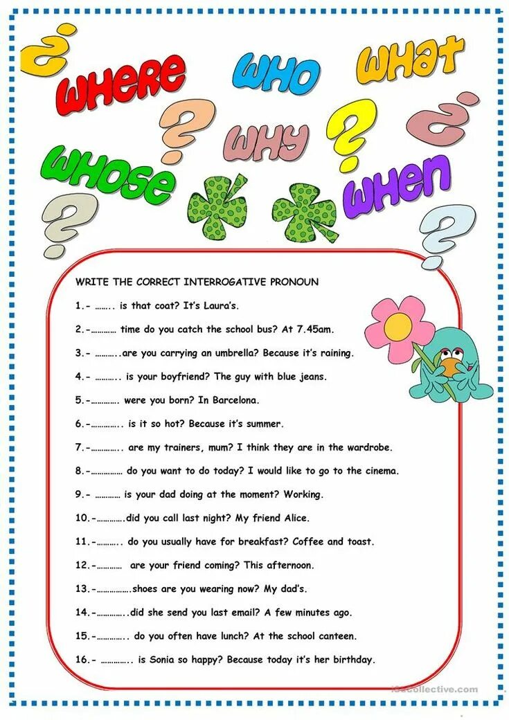 English tasks. Местоимения interrogative. Worksheets грамматика. Interrogative pronoun предложения. This exercise is interesting