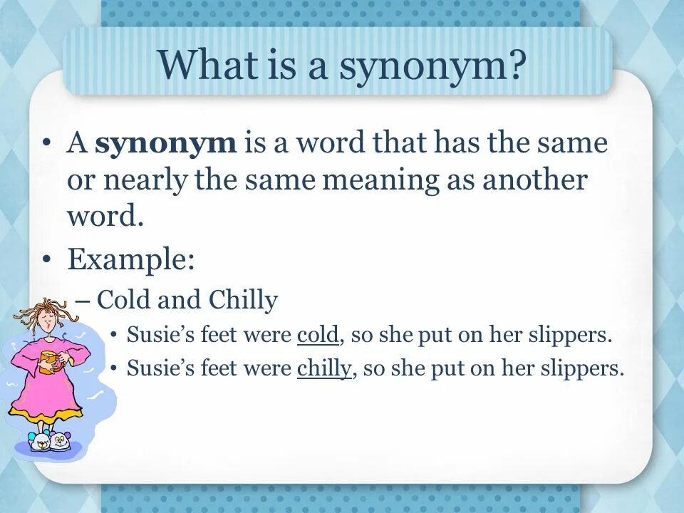 Correct definition. What is synonym. What is Synonymy. A synonym is a Word. Synonyms what is it.