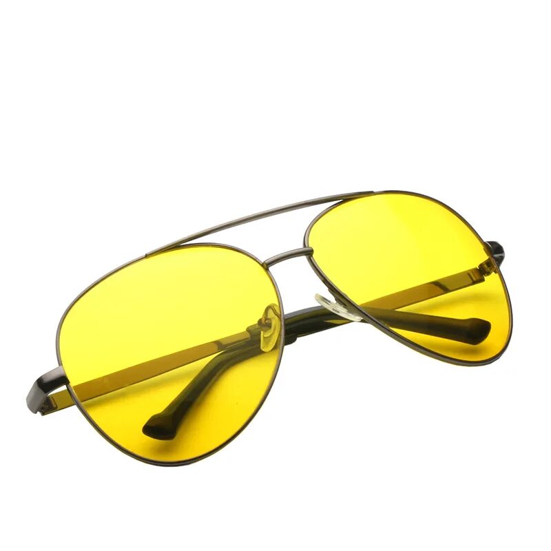 Антибликовые очки Авиатор. Солнцезащитные очки с желтыми стеклами. Солнцезащитные очки в желтой оправе. Желтые очки мужские. Солнцезащитные очки желтые мужские