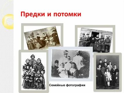 Потомки общего предка это