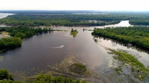 Протока реки волга