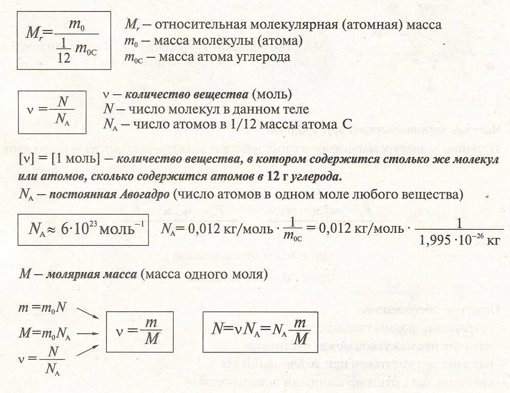 Кинетическая теория формула