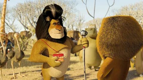A scene from DreamWorks Pictures' Madagascar: Escape 2 Africa (2008) .