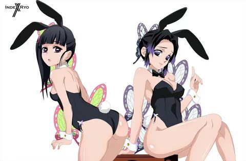 画 像)鬼 滅 の 刃 の 女 の 子.え ち え ち バ ニ-ガ-ル 姿 に な っ て し ま う. 