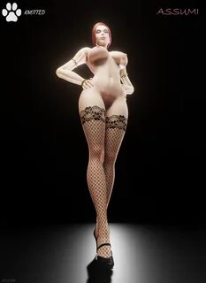 atlasf4, 3d, blender, 1girls, ass, big breasts, high heels, imminent sex, i...