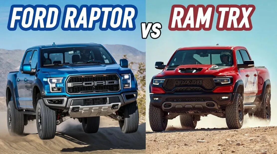 Vs ram. Dodge Ram TRX 2021 vs Ford Raptor f150 2021. Dodge Ram TRX vs Ford f-150 Raptor. Ford f150 Raptor TRX. Dodge Ram TRX 2022 vs Ford Raptor.