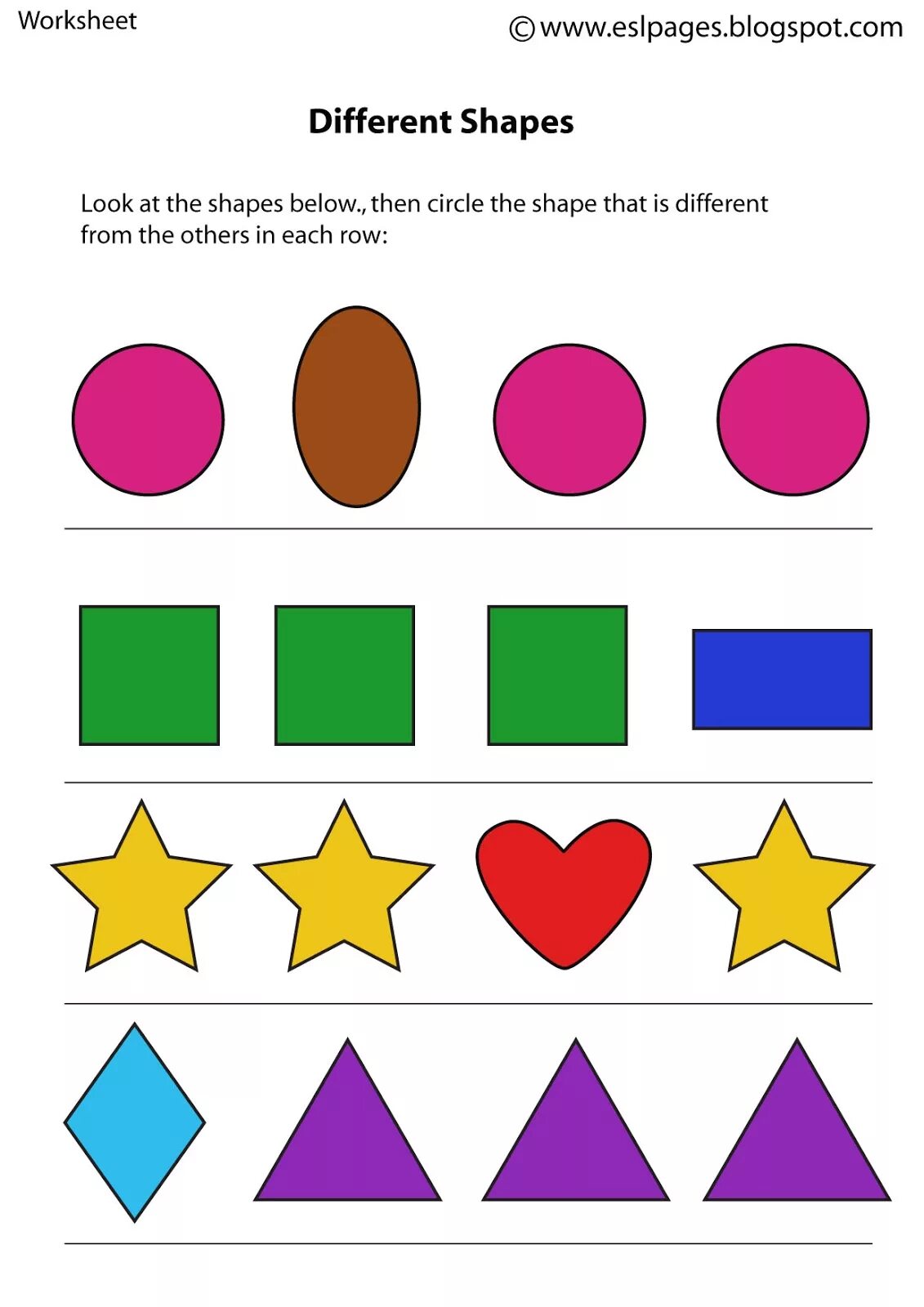 Same differently. Shapes задания для детей. Shapes игры для детей. Shapes Worksheets. Same different Worksheets.