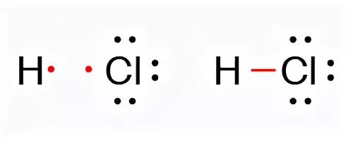 HCL Lewis. Ковалентная связь HCL.