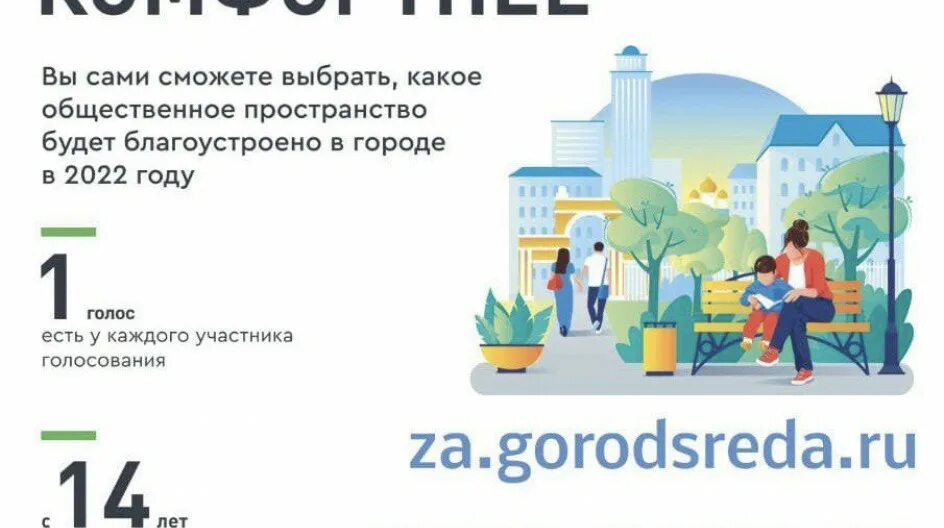 Делаем город комфортнее. Итоги голосования по благоустройству. За городсреда ру плакаты. Сделаем город комфортнее голосование 58 город.