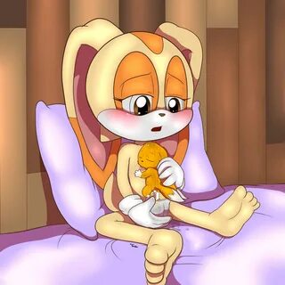 generalbunbun, cream the rabbit, sonic (series), 2013, anthro, baby, balls,...
