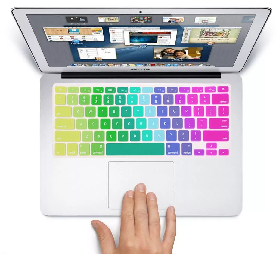 Распечатать цветную клавиатуру. Накладка на клавиатуру macbook air 13. ноутбук с цветной клавиатурой. цветные наклейки на клавиатуру. разноцветные наклейки на клавиатуру.