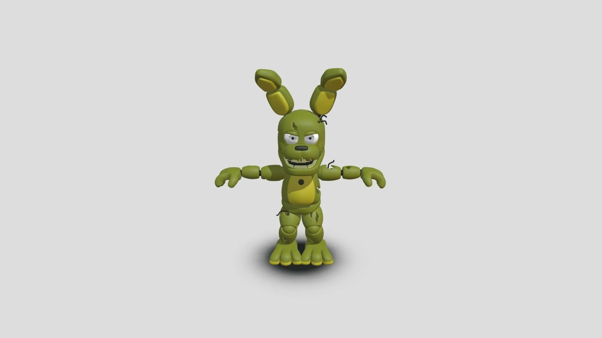 Спринг трап 3д. СПРИНГТРАП 3д модель. Спринг трап 3д модель. 3d модель Springtrap. Модель спрингтрапа