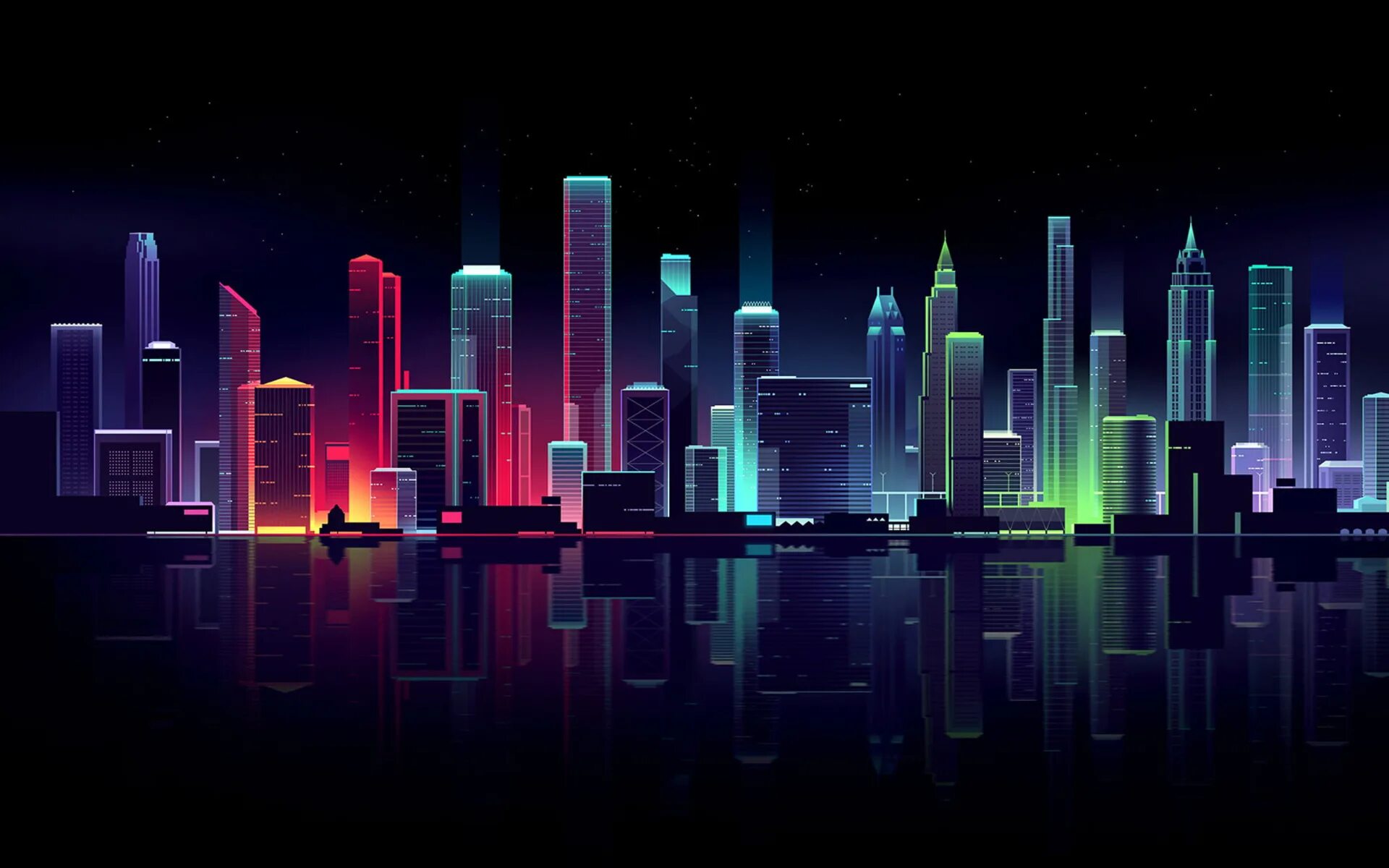 Synthwave retrowave 80's. Ютуб ночь. Ютуб ночь. Фиолетовое озеро. Неоновый город.