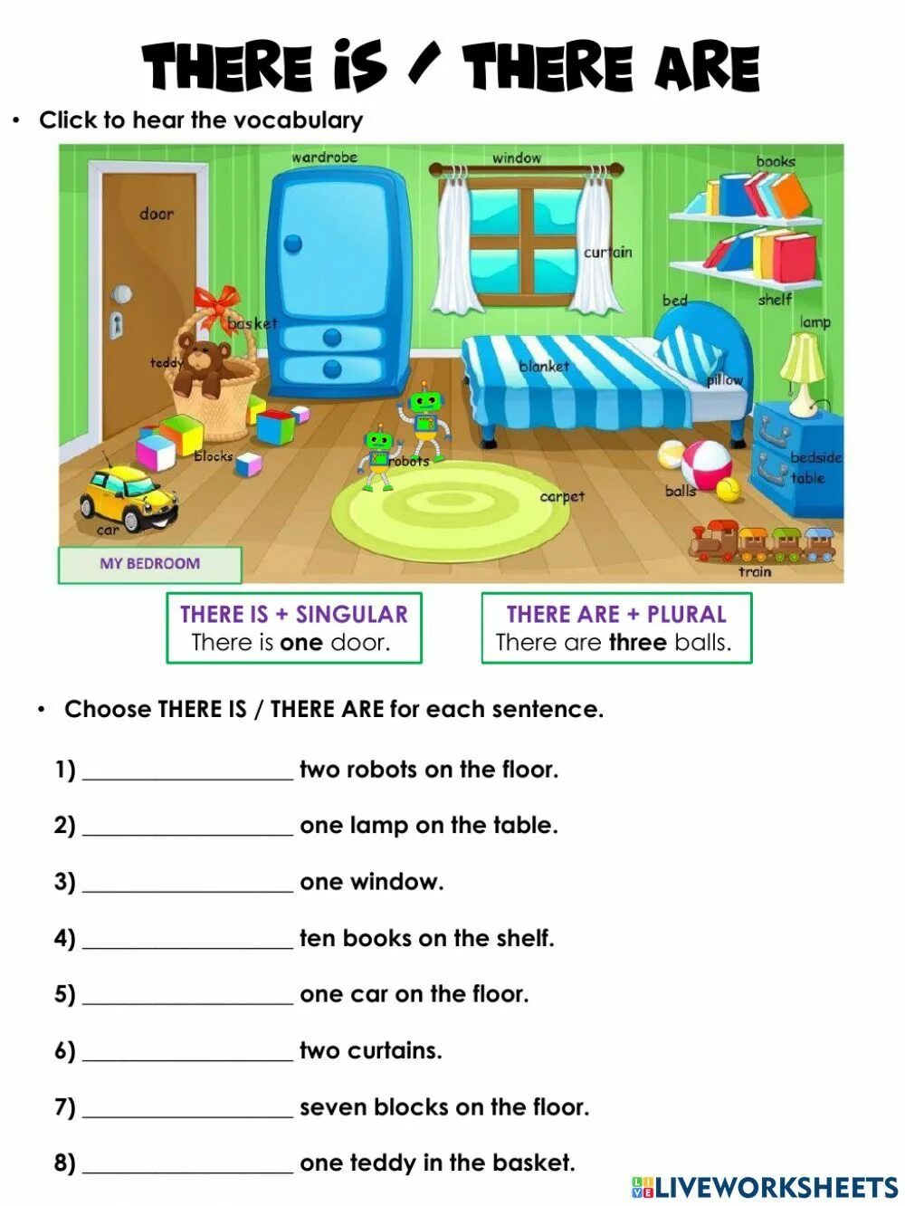 There is there are мебель Worksheets. Комнаты Worksheets for Kids. Комнаты и мебель Worksheet. Описание комнаты there is Worksheets. In my room there are two