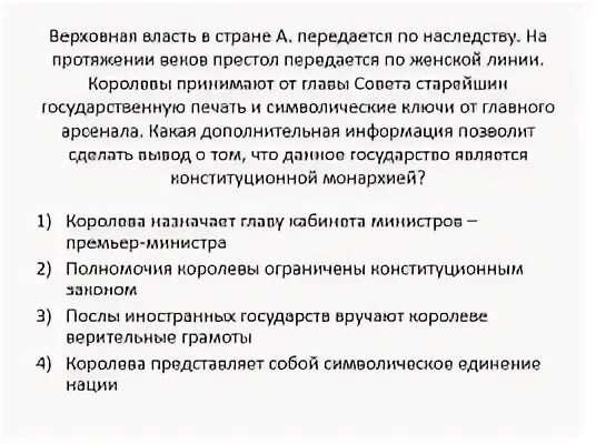 В каком государстве власть передается по наследству