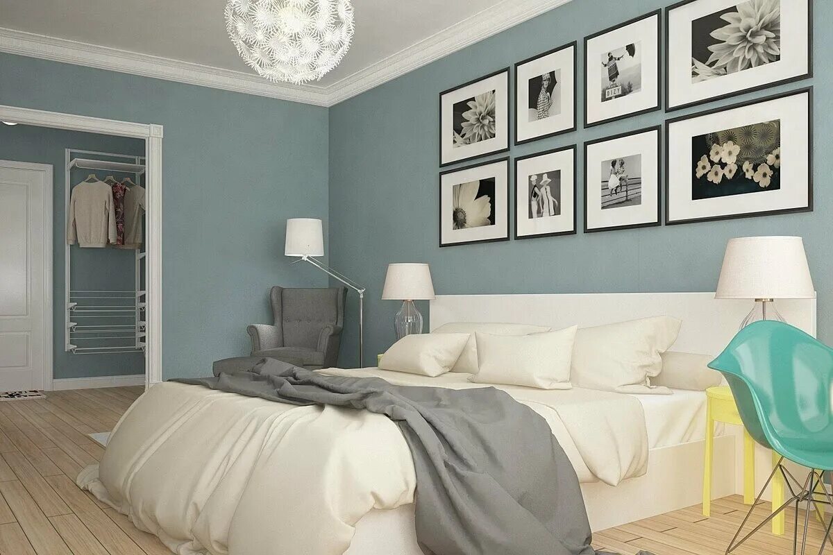 Цвет в интерьере квартиры. Цвет стен. Крашеные стены в интерьере. Цвет стен в спальне. Серый цвет стен в интерьере.