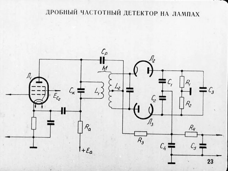 А4 детектор с риви. Ламповый частотный дробный детектор. Схема дробного частотного детектора. SSB детектор на лампе 6а2п. Ламповый детектор SSB.