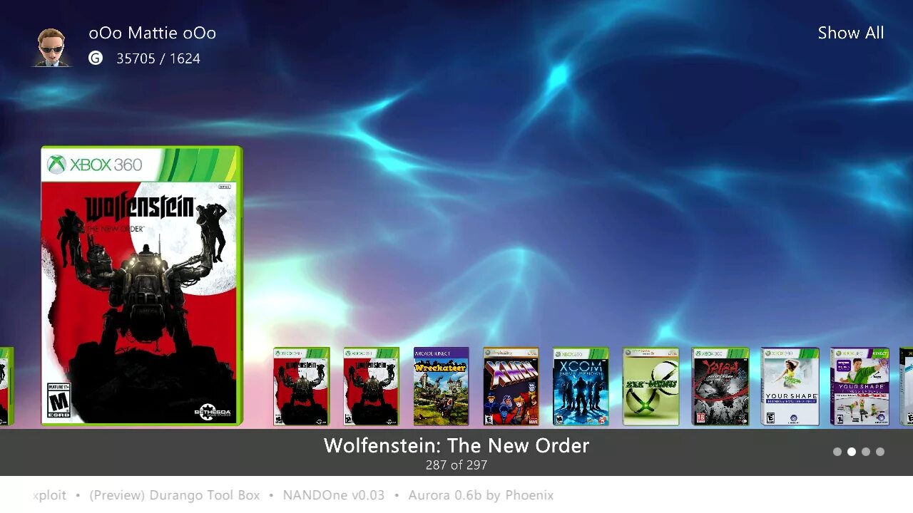 Xbox 360 freeboot Aurora. Оболочка Aurora для Xbox 360. Меню Aurora Xbox 360.