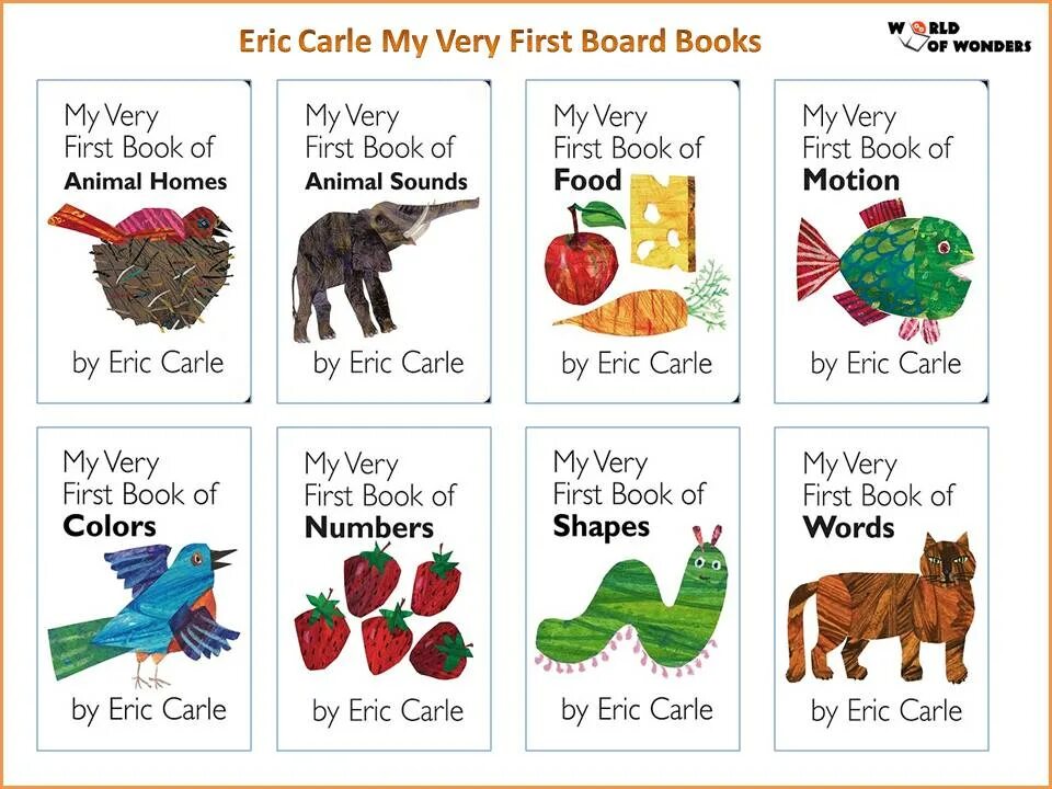 My very good. My first book. Eric Carle. Eric Carle books. My first book Eric.