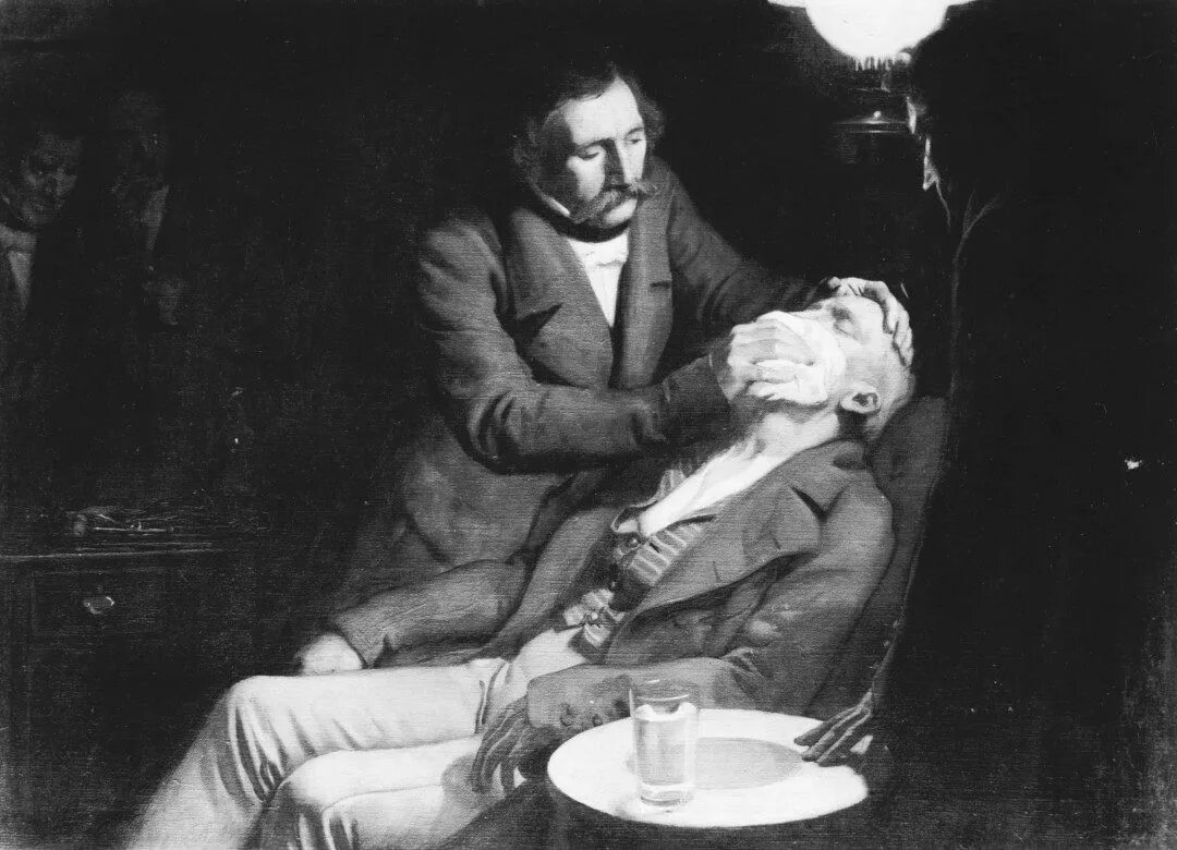 Наркоз раньше. Эфирный наркоз Уильям Мортон. Эфирный наркоз 1846 это. Уильям Мортон анестезия фото.