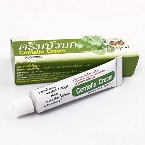 Турция мази. Заживляющий крем с центеллой Abhaibhubejhr, 10. Крем ранозаживляющий на основе центеллы Centella Cream 10 гр. Крем для заживления РАН Centella Cream ( Таиланд ). Мазь центелла тайская