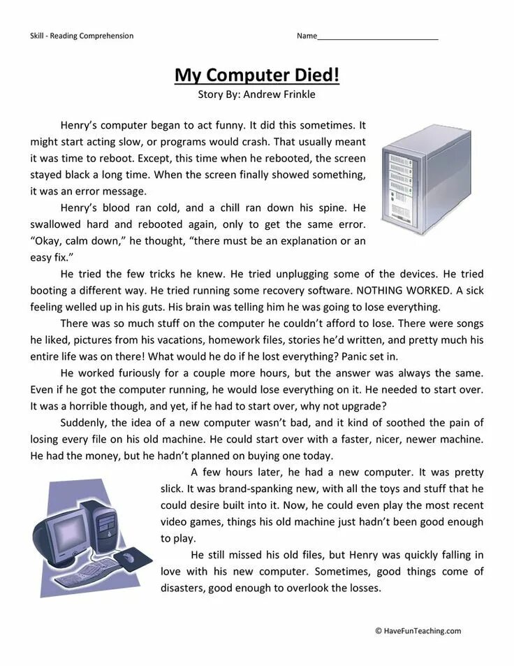 What does a computer literate person mean. Gadgets reading comprehension. computer problems worksheets. reading comprehension computers. the first computers задания.