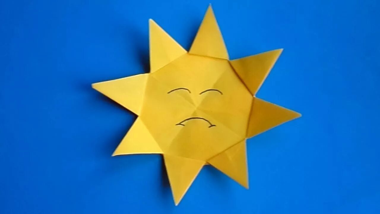 Оригами солнышко. Солнышко из бумаги. Оригами солнце. Оригами солнце из бумаги.