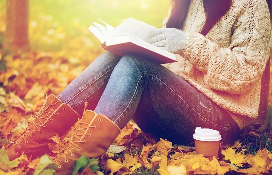 She sometimes read a book