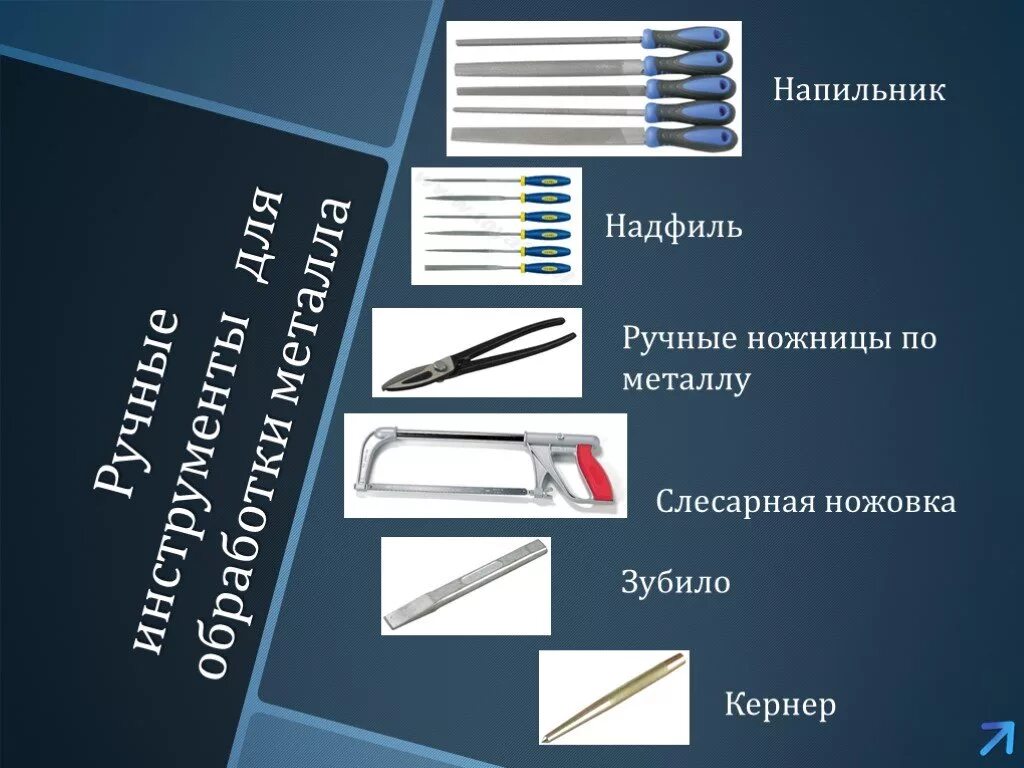 Технология обработки материалов тесты. Инструменты для ручной обработки металла. Инструменты применяемые при ручной обработке металлов. Инструменты, используемые для обработки металла. Инструменты для обработки металла през.