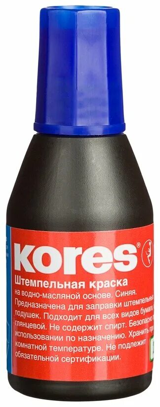 краска штемпельная на масляной основе синяя. краска штемпельная kores 71308. краска штемпельная kores синяя. штемпельная краска на водно масляной основе. штемпельная краска хорсе.