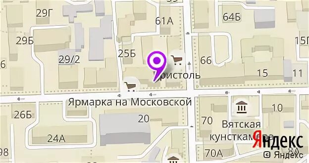 Московская 23 карта