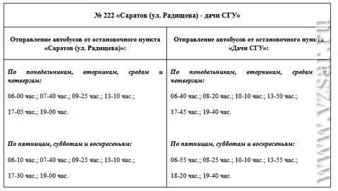 Маршрут 246 энгельс расписание