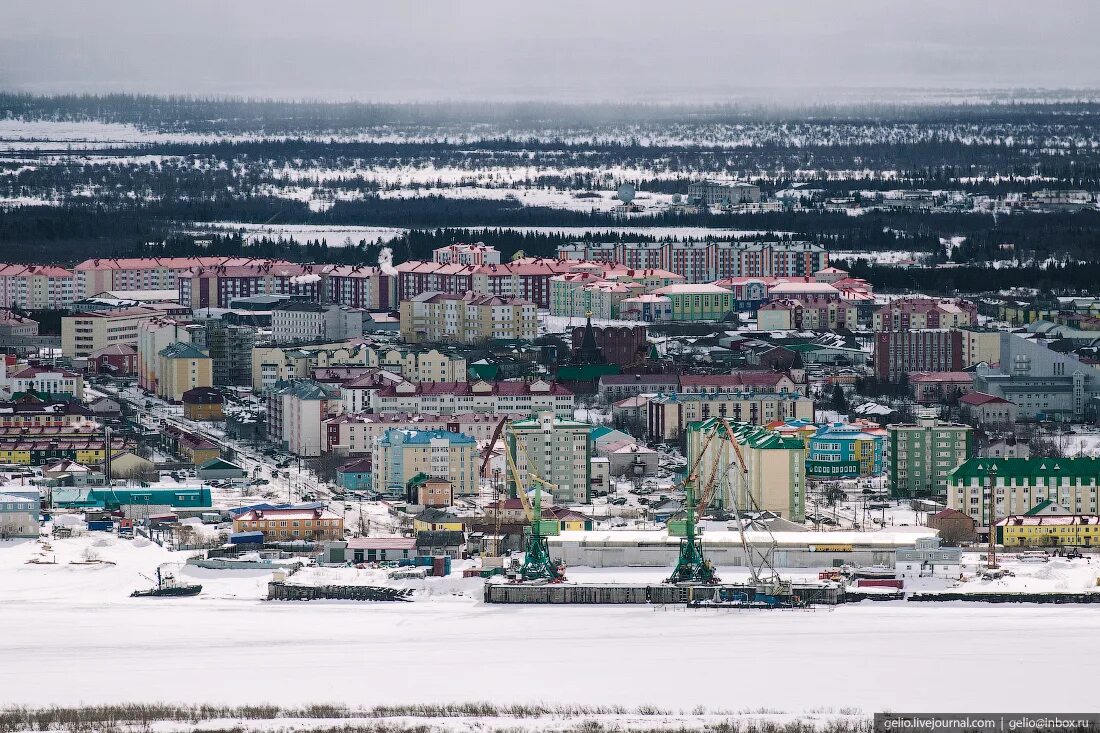 Самый северный город центральной россии