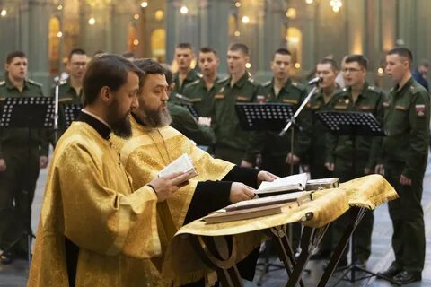 25 декабря молебен в главном храме вооруженных
