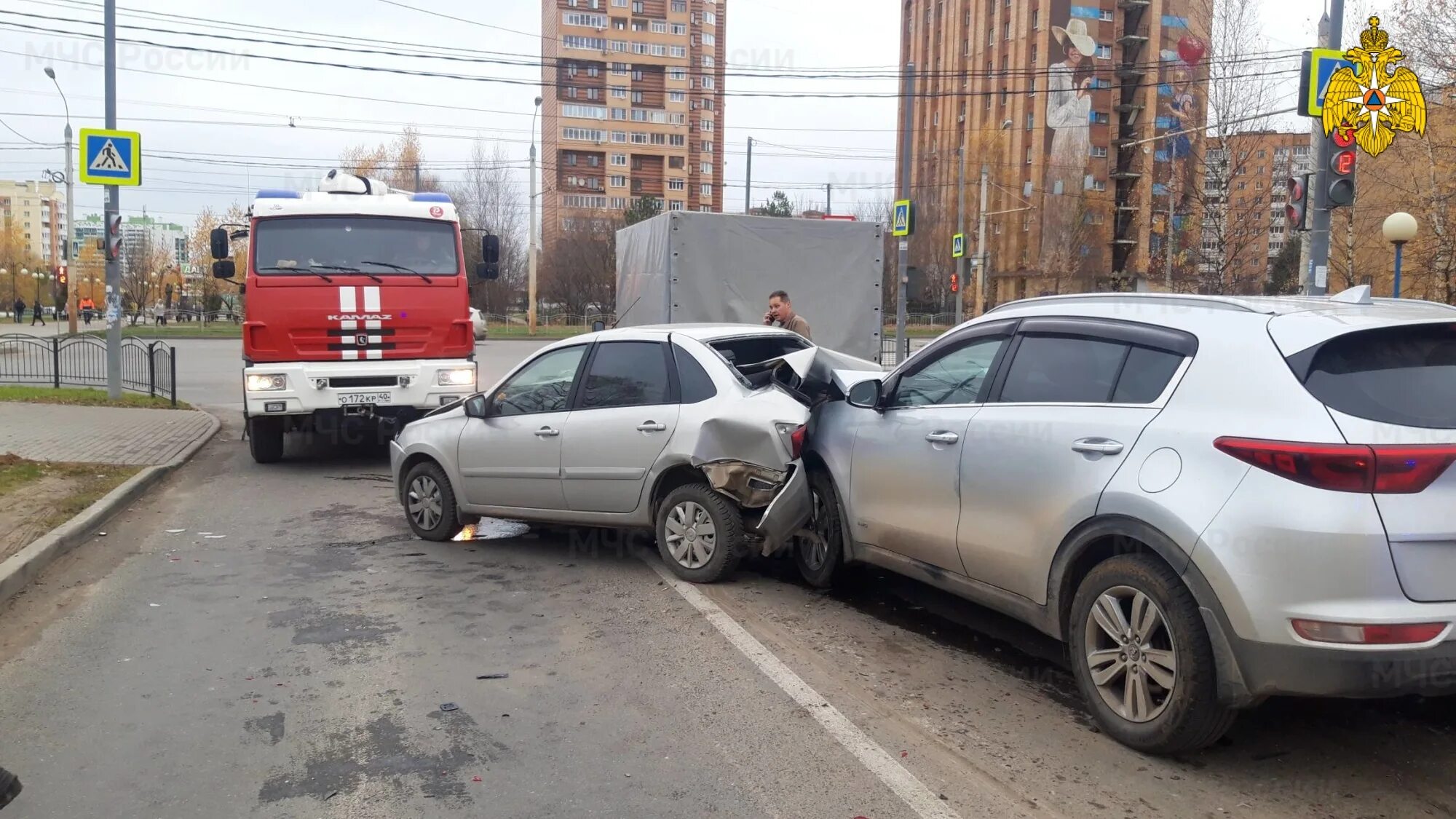 ДТП на большой Академической. ДТП город Калуга улица Никитина. ДТП правый берег Калуга сегодня.