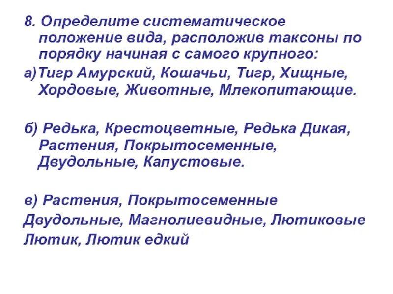 Систематическое положение растений примеры 7. Систематическое положение редьки дикой. определите систематическое положение редьки дикой. систематические таксоны редька дикая. редька дикая систематика.