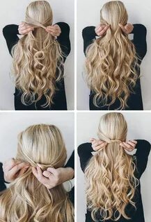 прическа на длинные волосы быстро распущенные