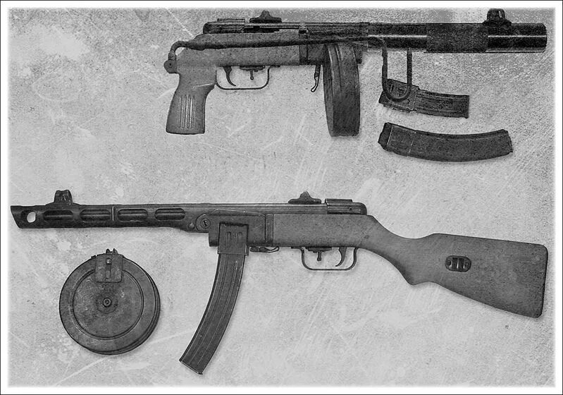 Автоматы времен великой отечественной. Мп-38-40. Ппш-45. Автомат 1941-1945. Автоматы времен великой отечественной.