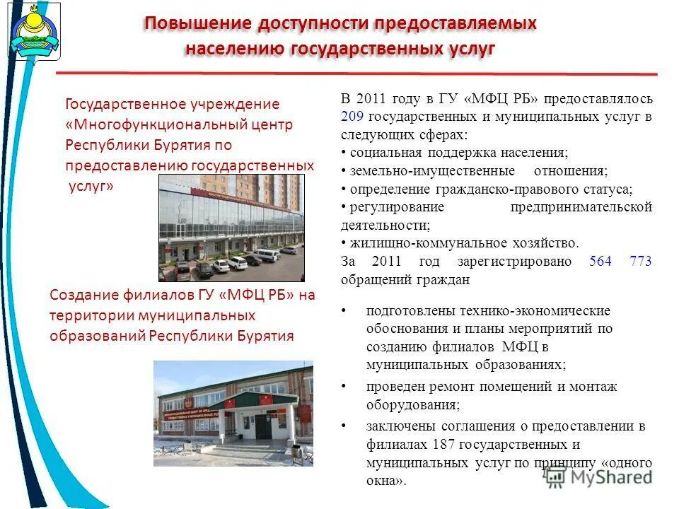 услуги предоставляемые населению