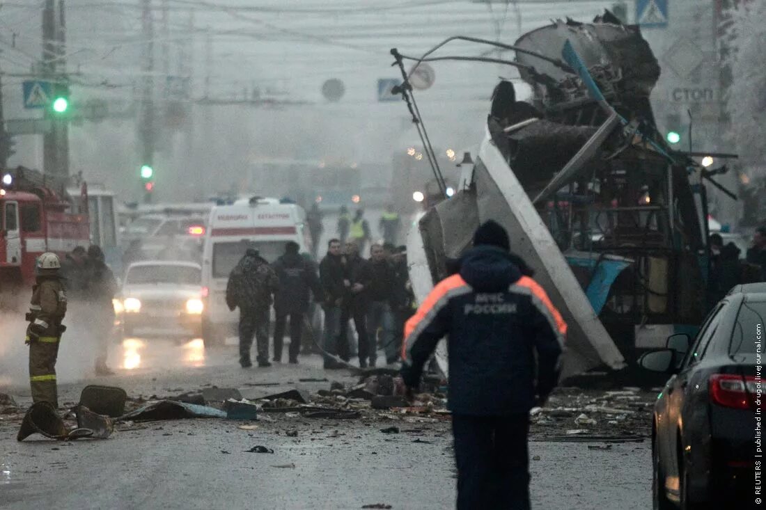 Теракт 22.01 24. Взрыв троллейбуса в Волгограде.