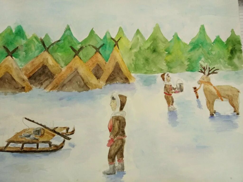Рисунок сибирь