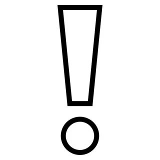 White exclamation mark - Free vector emoji on creazilla.com