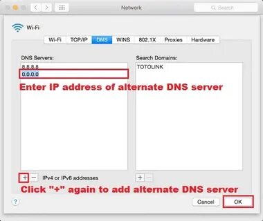 How to change dns