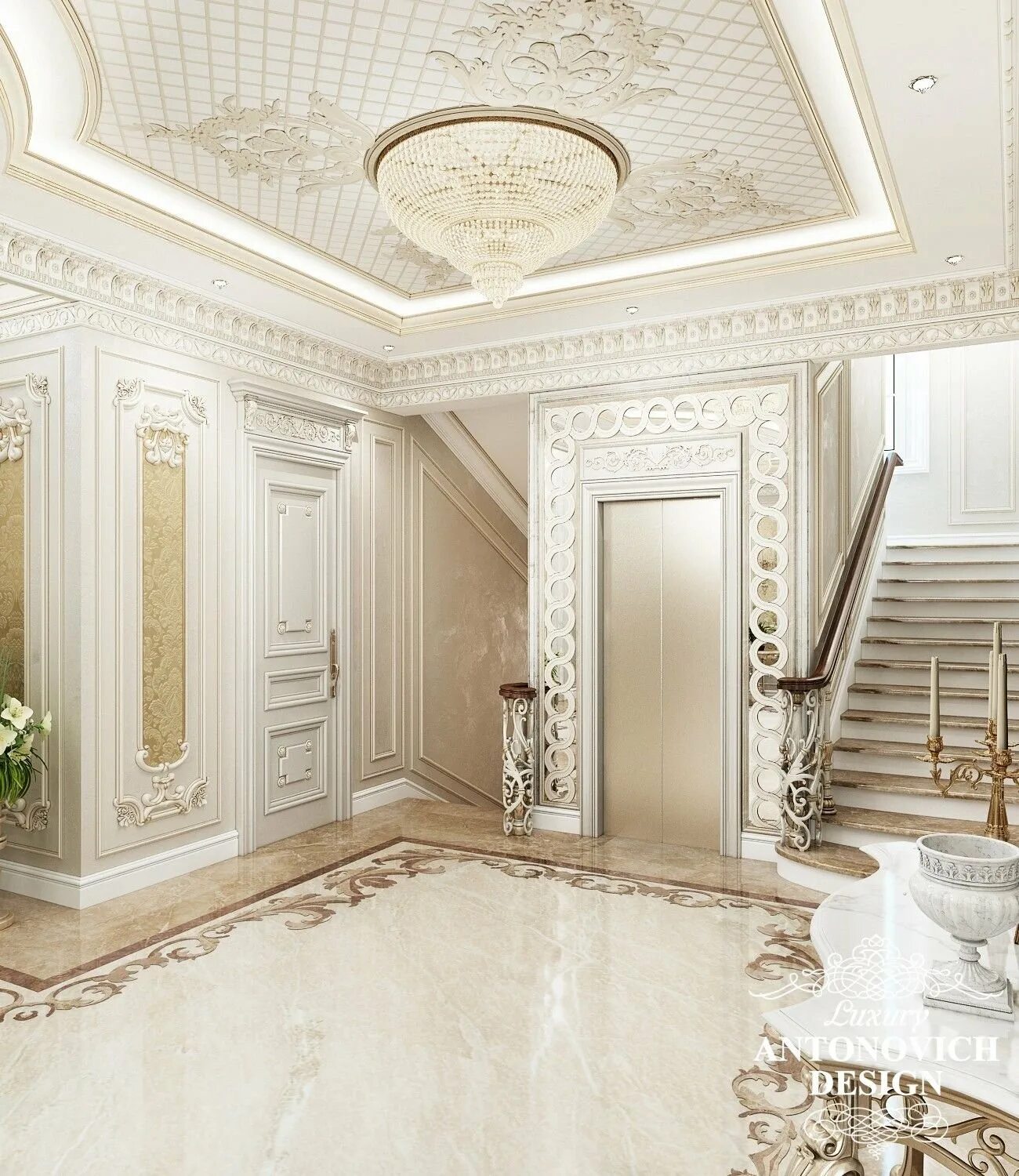 Luxury Antonovich Design холла. Классический Холл Antonovich dizayn. Antonovich Design Luxury дом. Luxury Antonovich Design лестница. Хол бел