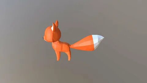 Low poly fox - Download Free 3D model by Pandaaaaaaaa.