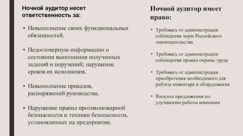 Должность аудит
