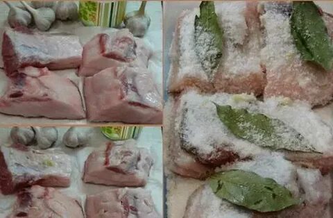 Сколько просаливается сало сухим